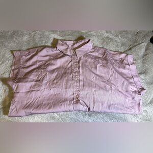 Women's Light Purple Button Down Shirt